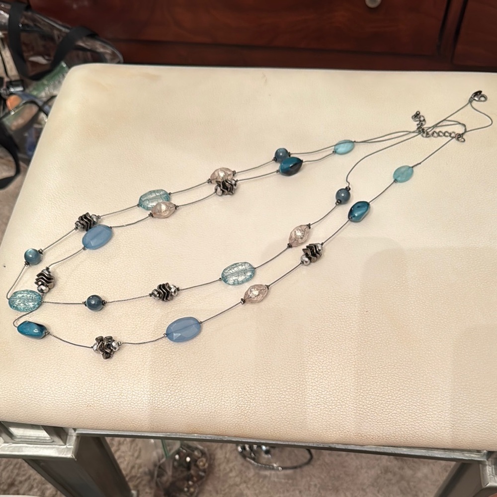 Elegant Multi-Color Beaded Necklace